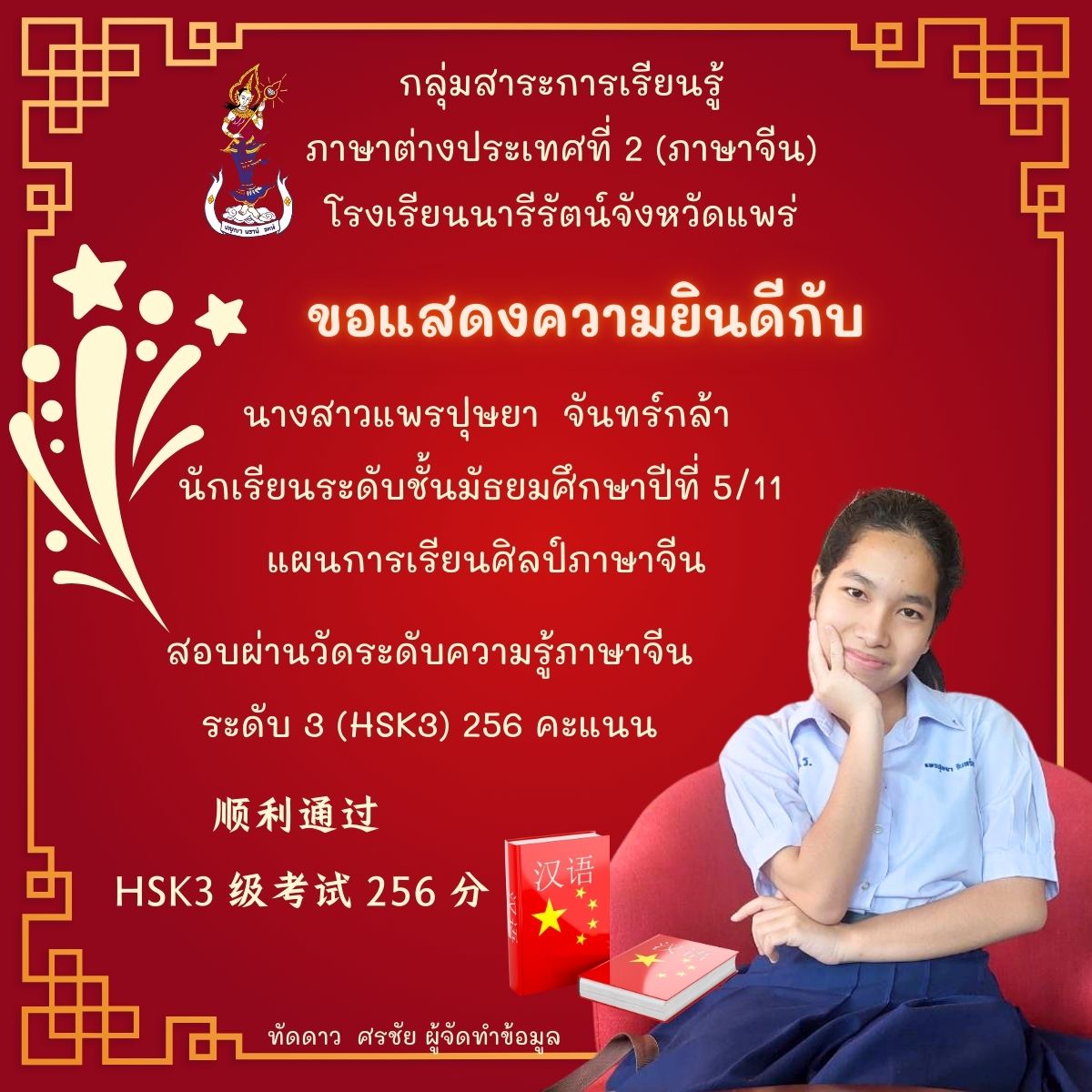 นางสาวแพรปุษยา จันทร์กล้า