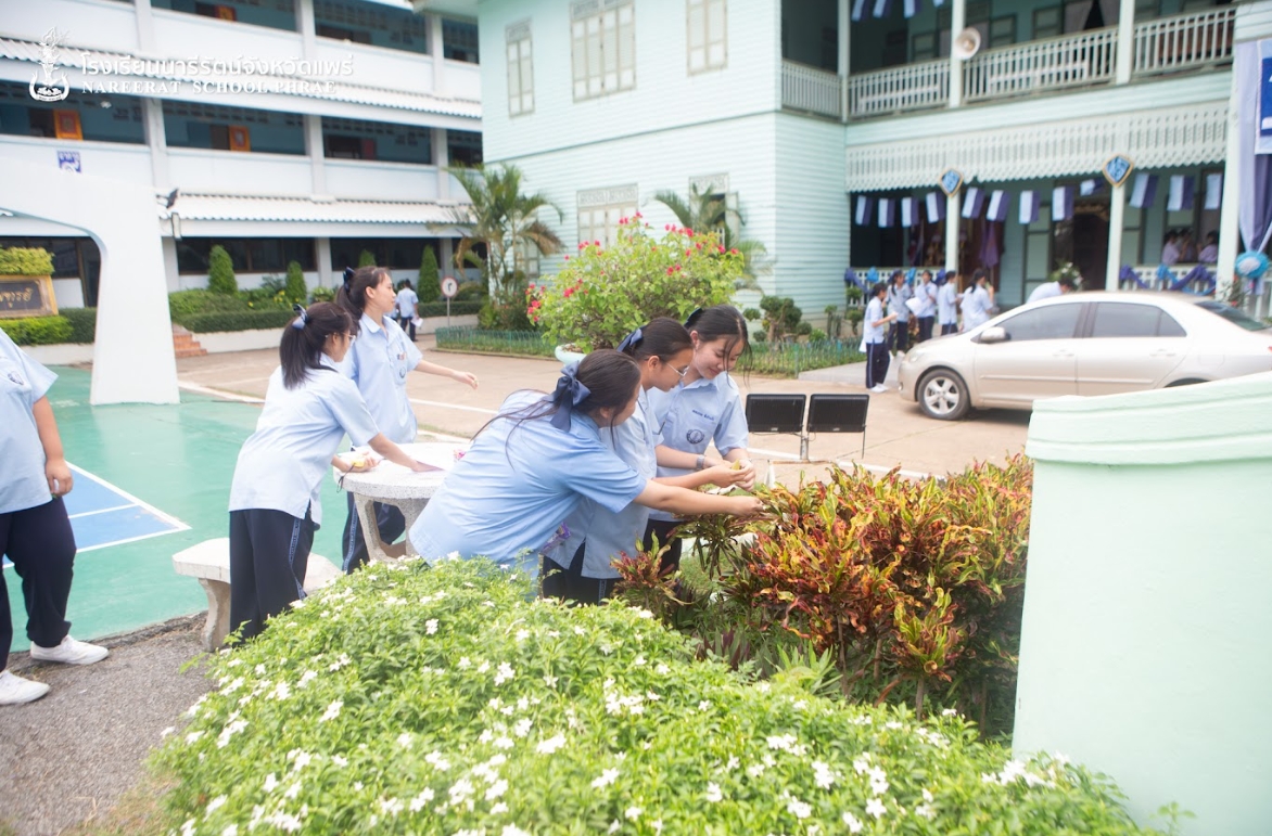 กิจกรรมอบรมเชิงปฏิบัติการนักเรียนเรียนแกนนำงานสวนพฤกษศาสตร์โรงเรียน (ระดับห้องเรียน) ปีการศึกษา 2568